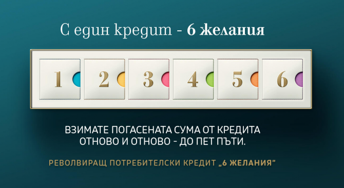 БАКБ предлага първия револвиращ потребителски кредит в страната