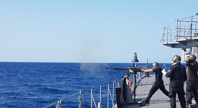 Приключи участието на фрегатата „Дръзки“ във военноморско учение на турските ВМС