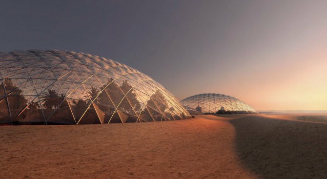 В Дубай строят имитация на марсиански град (видео)