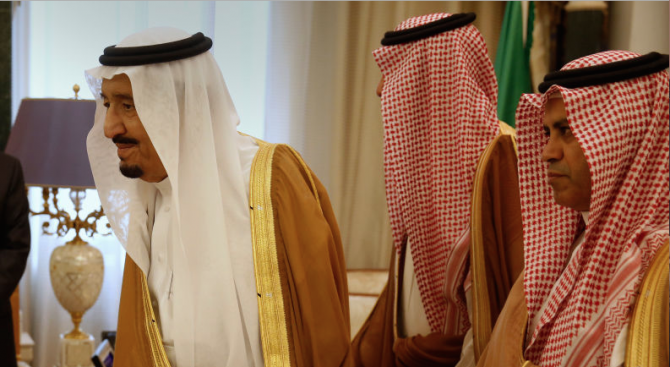 Саудитският крал се срещна с палестинския президент