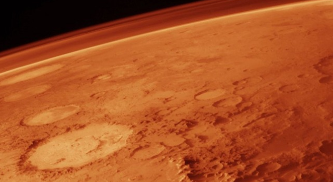 Пресъхнали извори на Марс може да крият форми на живот