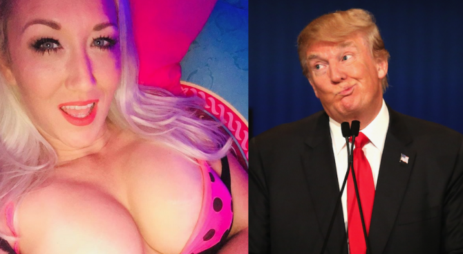 Втора порнозвезда твърди, че е била поканена в хотелската стая на Доналд Тръмп