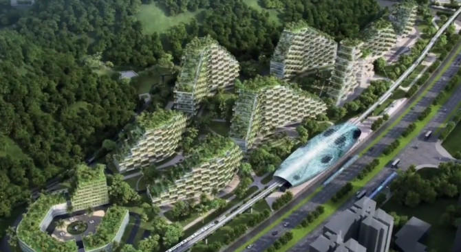 В Китай ще строят първия град-гора в света