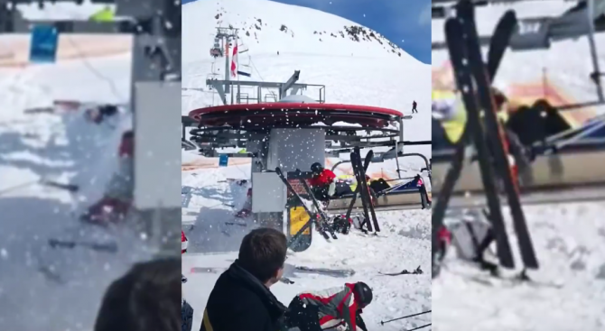11 души пострадаха при инцидент с лифт в ски курорт в Грузия (видео)