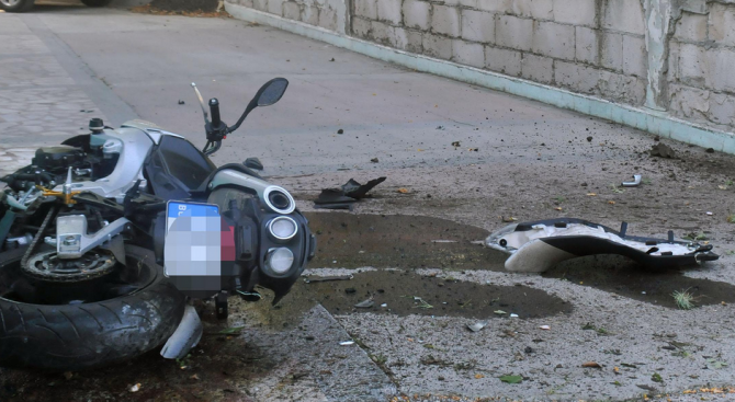 Мотоциклетист се заби в автобус на пътя Велико Търново – Габрово