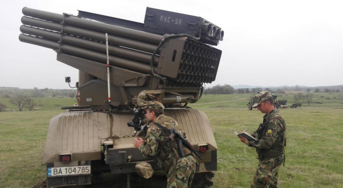 Над 580 военни от артилерийските формирования на Сухопътните войски ще участват в полево лагерно обу