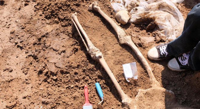 Археолози откриха две антични семейни гробници със стенописи