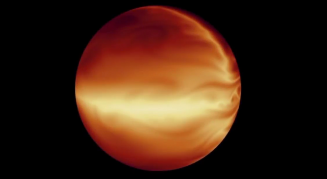 Астрономи откриха &quot;поглъщаща&quot; светлината планета (видео)