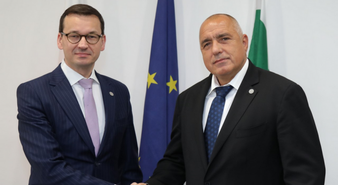 Бойко Борисов се срещна с полския премиер
