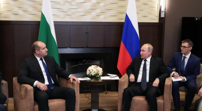 Радев е подновил поканата си към Владимир Путин да посети България