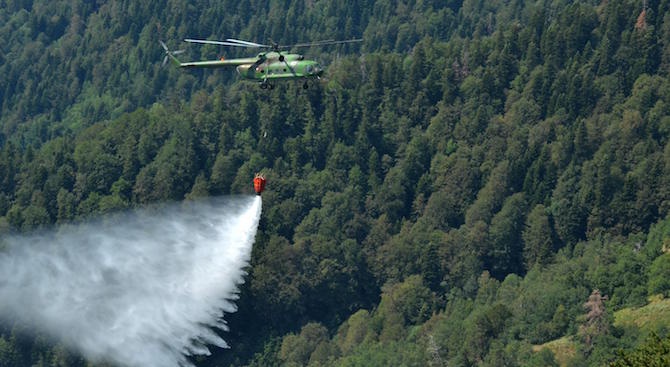 В сезона на пожарите оставаме без хеликоптер за овладяване на огъня