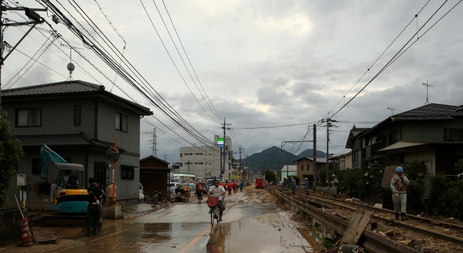 МВнР: Няма данни за пострадали български граждани при наводненията в Япония