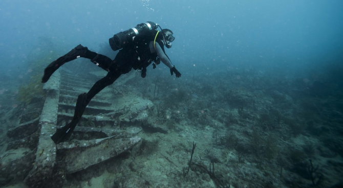 Подводна експедиция от НИМ откри неизвестна крепост край остров Свети Тома