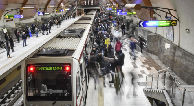 Увеличение на пътниците в метрото