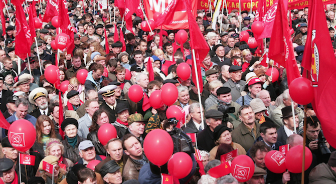 Противници на пенсионната реформа протестират в Русия