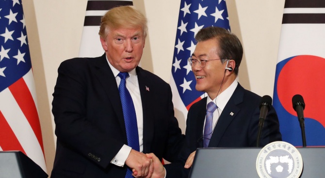 Актуализираха споразумението за свободна търговия между САЩ и Южна Корея 