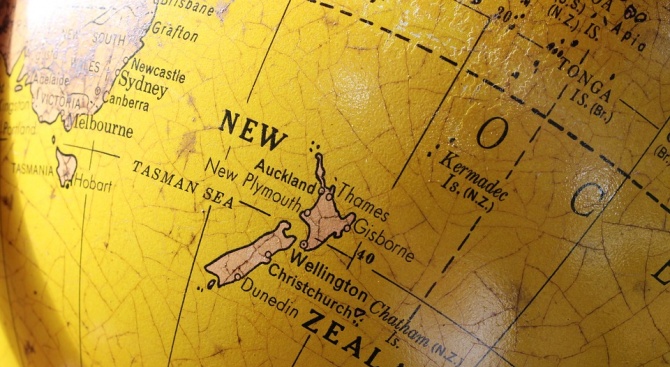 Нова Зеландия се постави в центъра на света (видео)