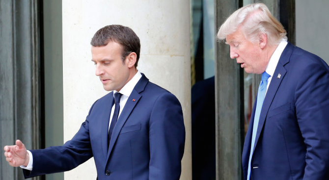 Очаква се бурна среща на президентите на Франция и САЩ