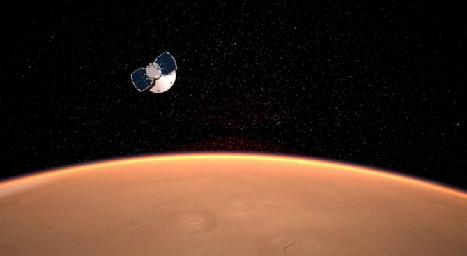 Космическият апарат "ИнСайт" е готов за рисково кацане на Марс 