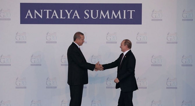 Ердоган и Путин ще се срещнат този месец в Русия