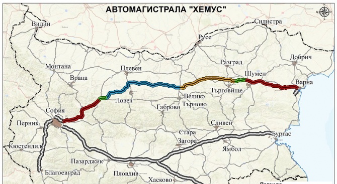 АПИ: Държавното дружество "Автомагистрали" ще изгражда 134 км от магистрала "Хемус"