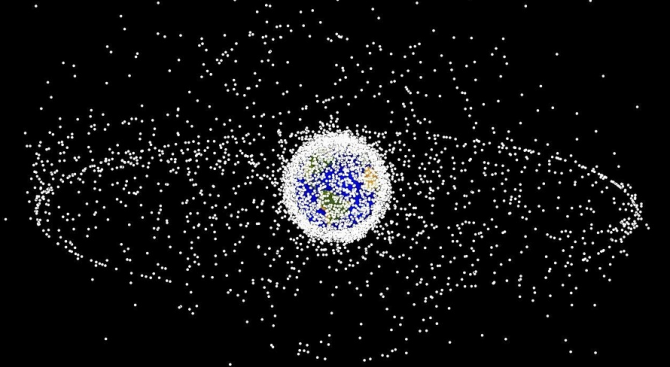 Космически харпун улавя „орбитални отпадъци“
