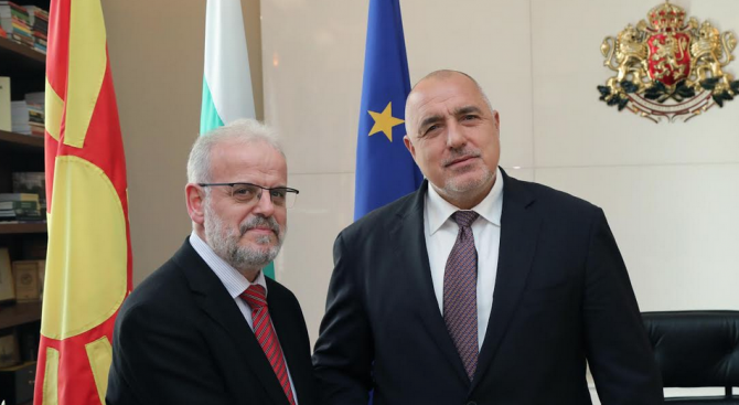  Борисов се срещна с председателя на парламента на Република Северна Македония Талат Джафери