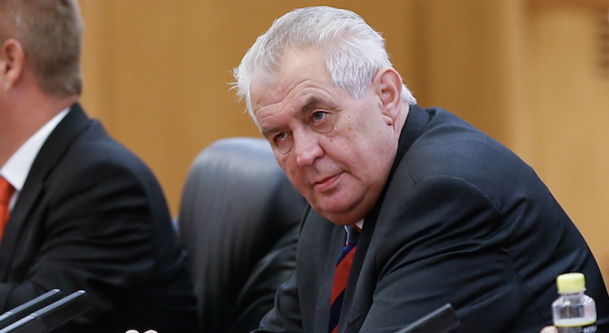 Милош Земан смята Турция за фактически съюзник на ИД