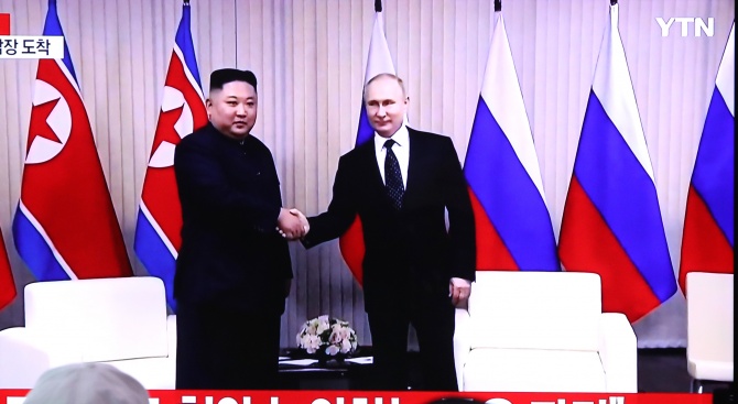 Владимир Путин: Радвам се на срещата с лидера на КНДР