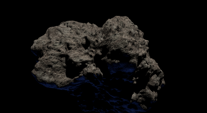 "Хаябуса 2" успя да направи кратер на астероида Рюгу 