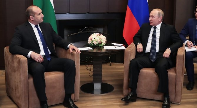 Румен Радев с поздравителен адрес до Владимир Путин