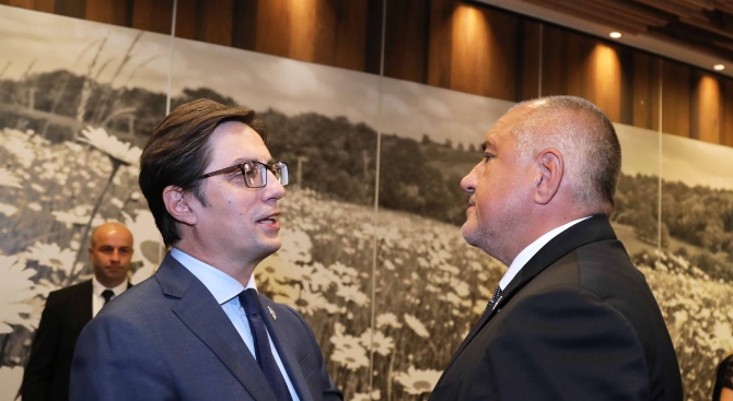Борисов разговаря с президента на Република Северна Македония Стево Пендаровски