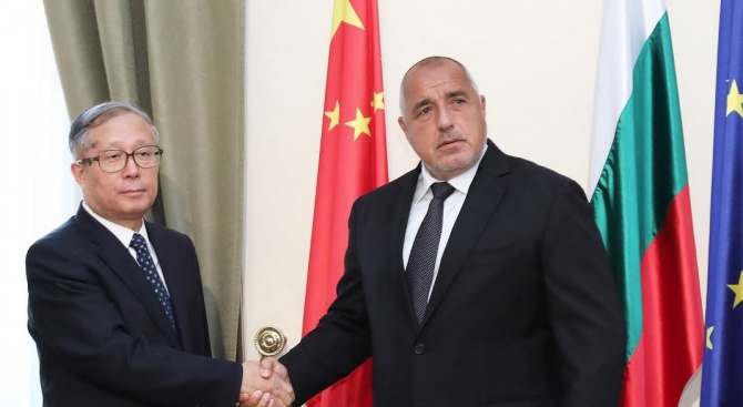 Борисов проведе среща с делегация от Китай