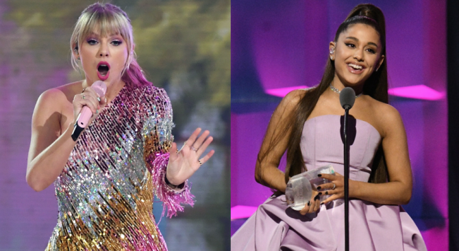 Тейлър Суифт и Ариана Гранде водят по номинации за музикалните награди на MTV 