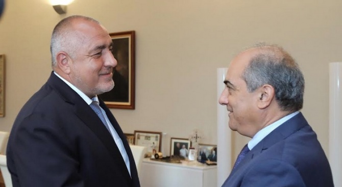 Борисов се срещна с председателя на Камарата на представителите на Република Кипър Димитрис Силурис