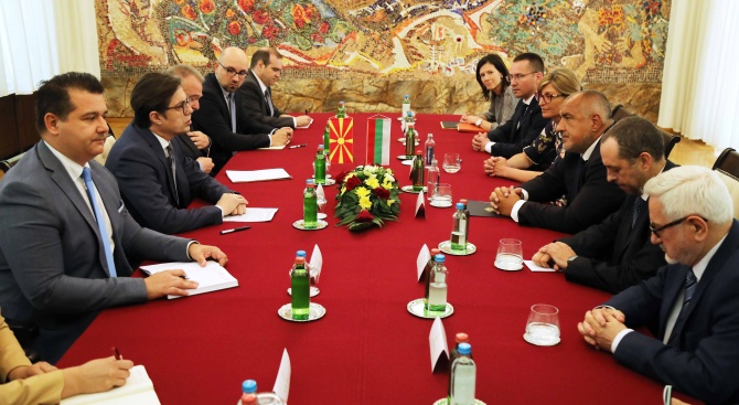 Борисов се срещна с президента на Република Северна Македония 
