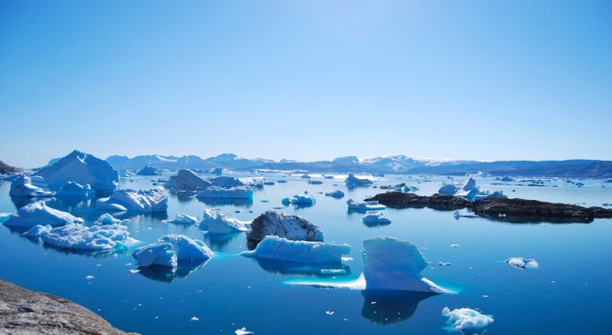 10 млрд. тона лед се стопили в Гренландия само за денонощие 