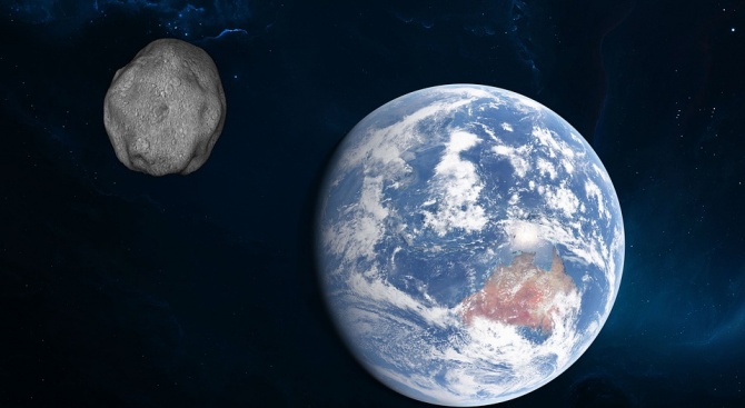 Астероид ще мине край Земята през уикенда