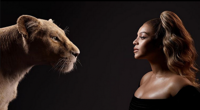 Бионсе представя филм за албума "The Lion King:The Gift"