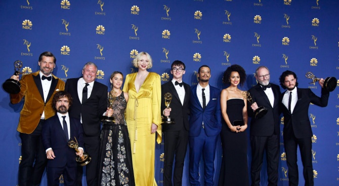 Сериалът "Игра на тронове" води с рекордни номинации на тазгодишните награди "Еми"