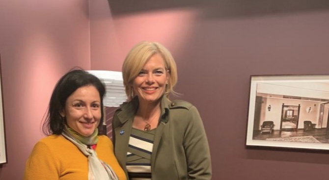 Десислава Танева се срещна с министъра на земеделието на Германия Юлия Кльокнер