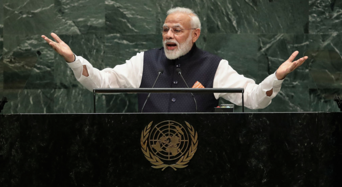 Индийският премиер осъди тероризма пред Общото събрание на ООН