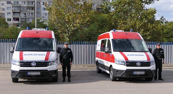 Медицинският институт на МВР добави към автопарка си две нови линейки с модерно оборудване