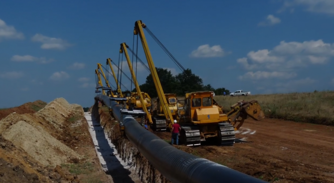 Борисов показа първите 11 изградени километра от проекта “Балкански поток”