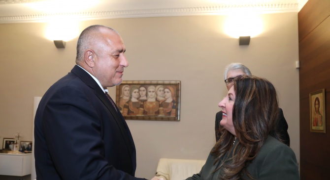 Премиерът Борисов се срещна с новия посланик на САЩ Херо Мустафа