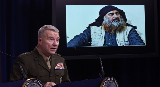 Пентагонът разпространи кадри от операцията по ликвидиране на Ал Багдади