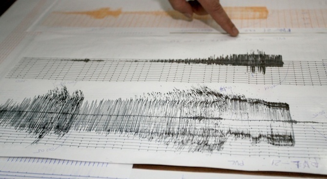 Земетресение с магнитуд 3,3 е регистрирано край Шабла