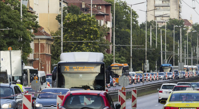Променят движението в София от 2 до 6 декември