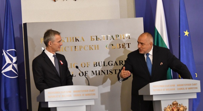 Борисов се среща с шефа на НАТО в четвъртък