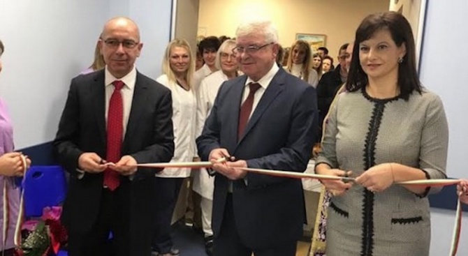 Инвестират близо 1, 4 млн. лв. за реконструкция в Клиниката по медицинска онкология към УСБАЛО